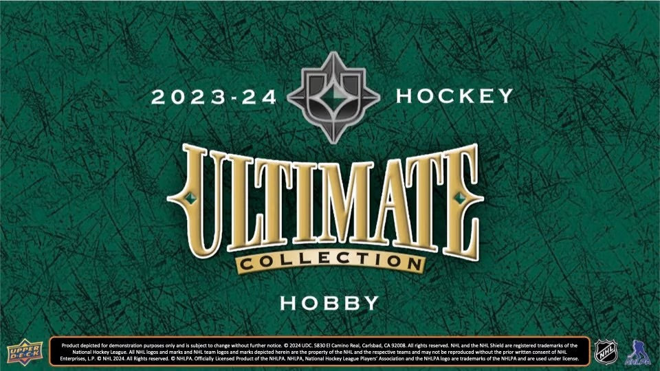 8x 2023-24 Upper Deck Ultimate Hobby Box