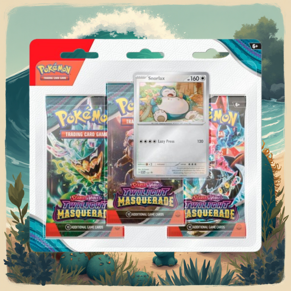 Pokémon TCG Scarlet & Violet – Twilight Masquerade 3-Pack Blister (Sno –  CardSurfer
