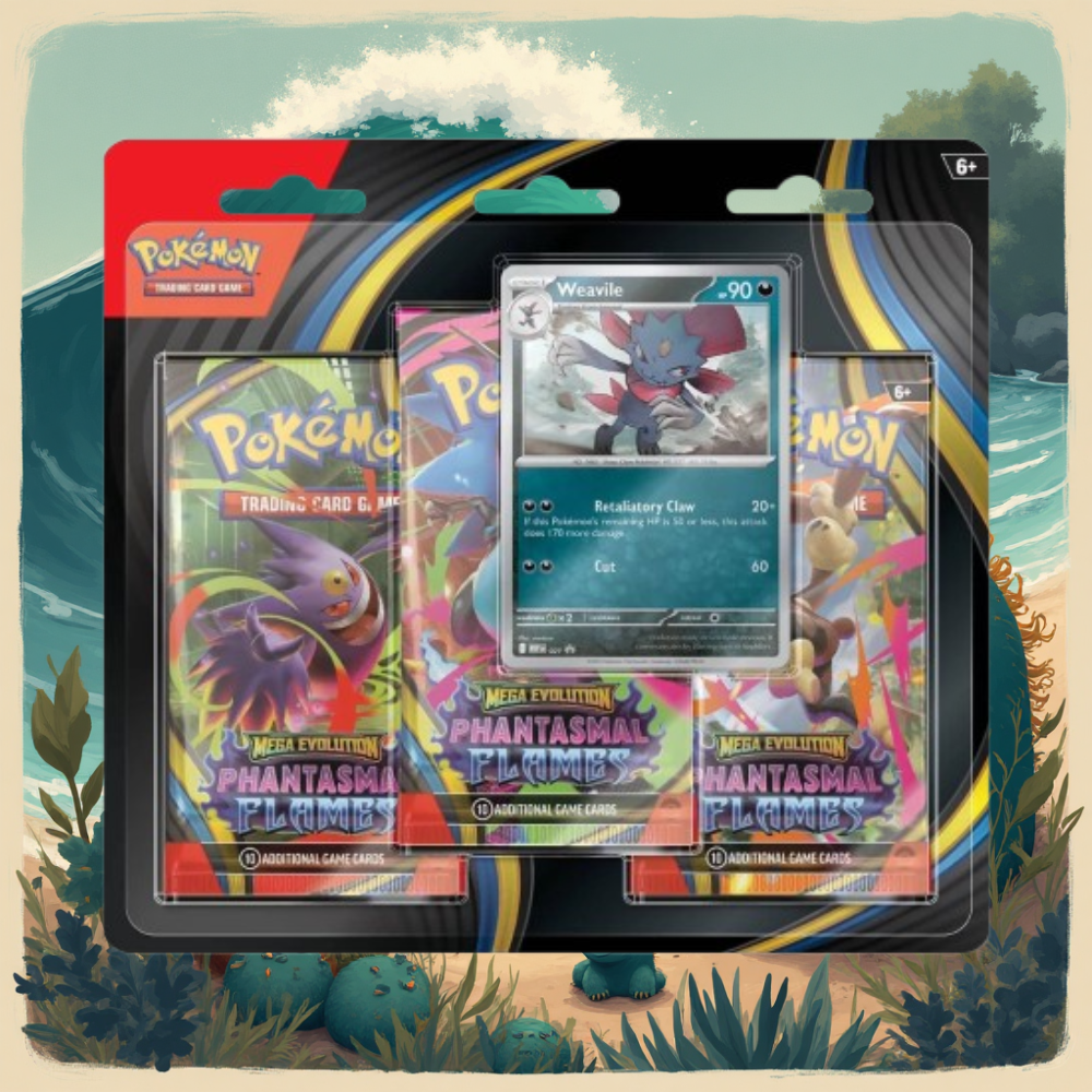 Pokémon Mega Evolution: Phantasmal Flame Blister Pack – Weavile Promo –  CardSurfer