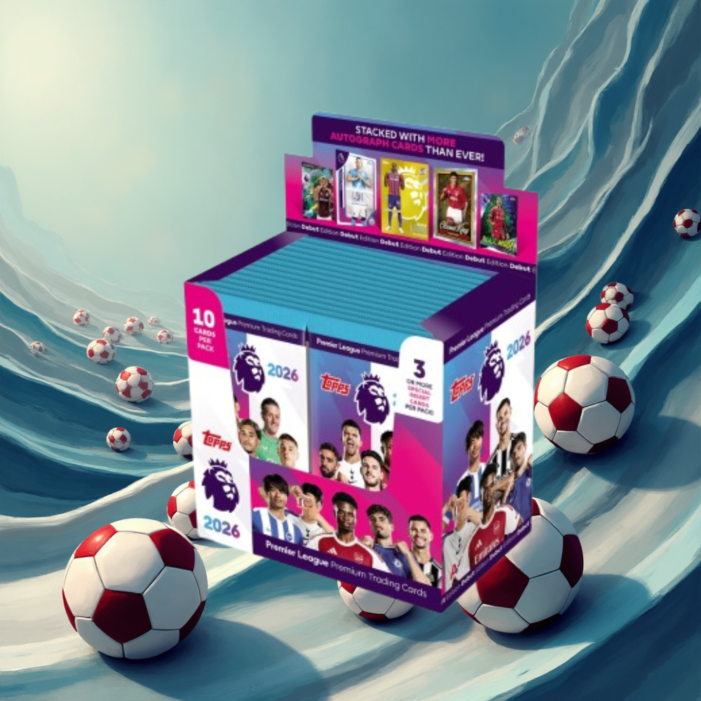 Topps Premier League 2026 Booster Box – (28 Boosterpaket) – CardSurfer