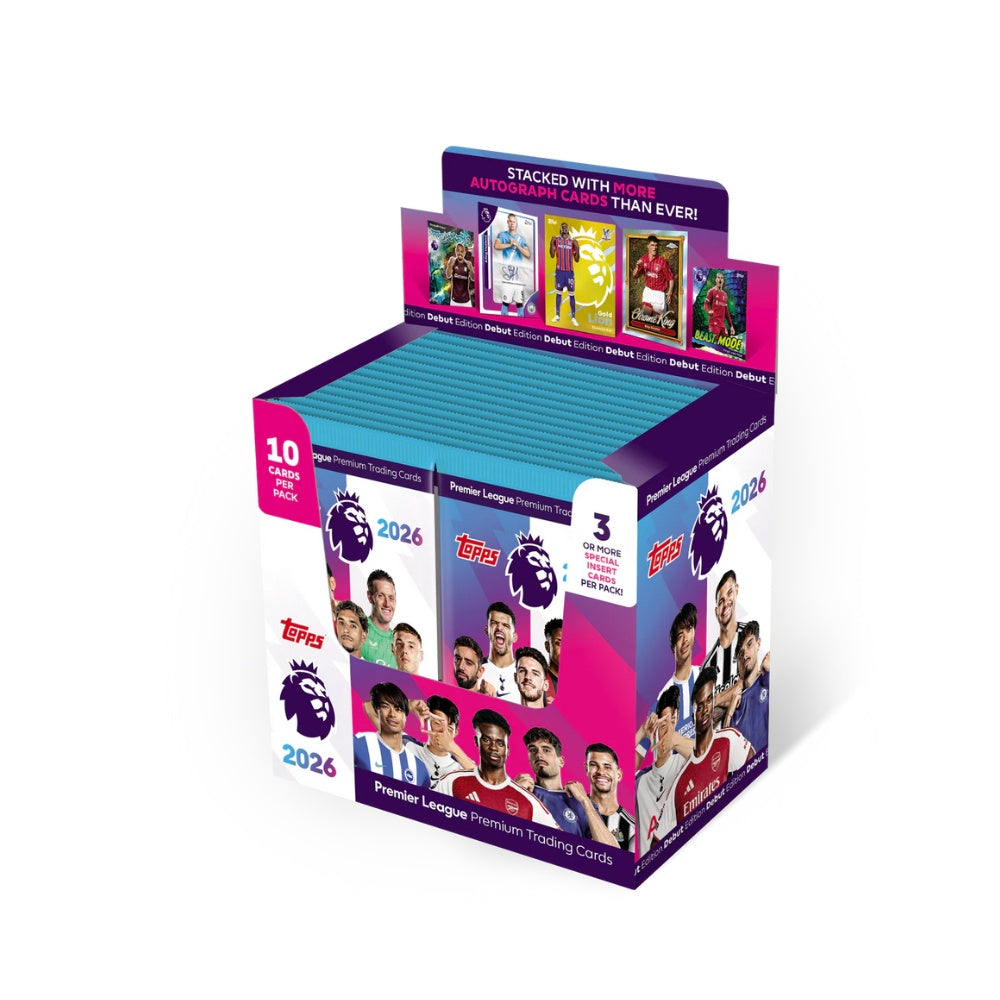 Topps Premier League 2026 Booster Box – (28 Boosterpaket)