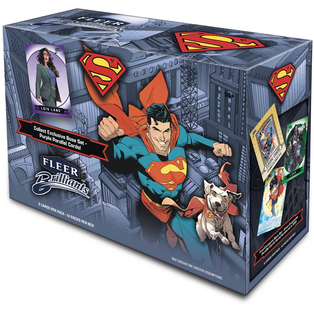 2025 Upper Deck Fleer Brilliants Superman - Mega Box