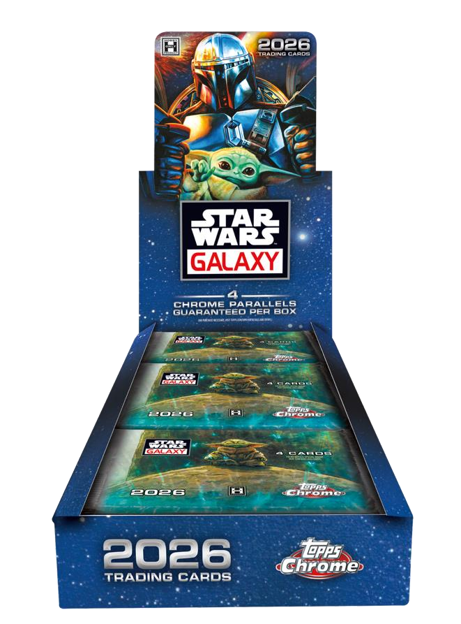 2026 Topps Star Wars Chrome Galaxy – 1 box, slumpmässigt paket-break