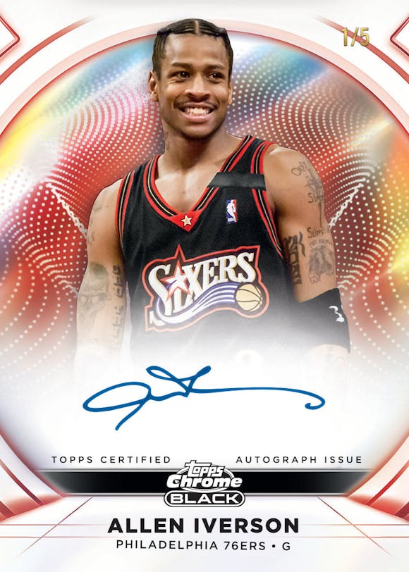 Topps Chrome Black Basketball refractor