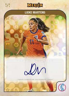 2 x Topps Merlin UEFA Women’s Euros 2025 #1