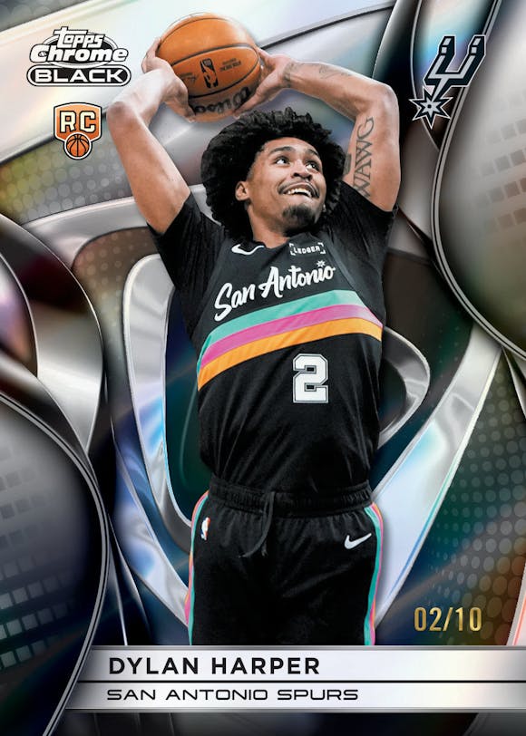 Topps Chrome Black Basketball autografkort