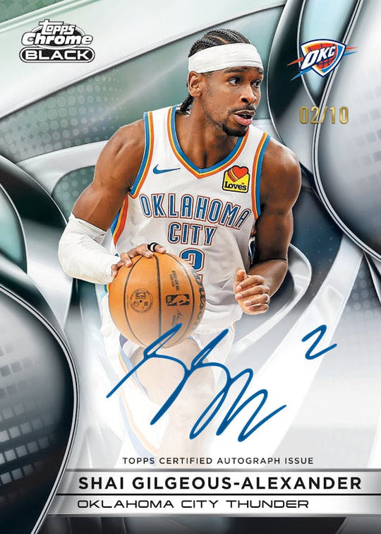 Topps Chrome Black Basketball kortdesign