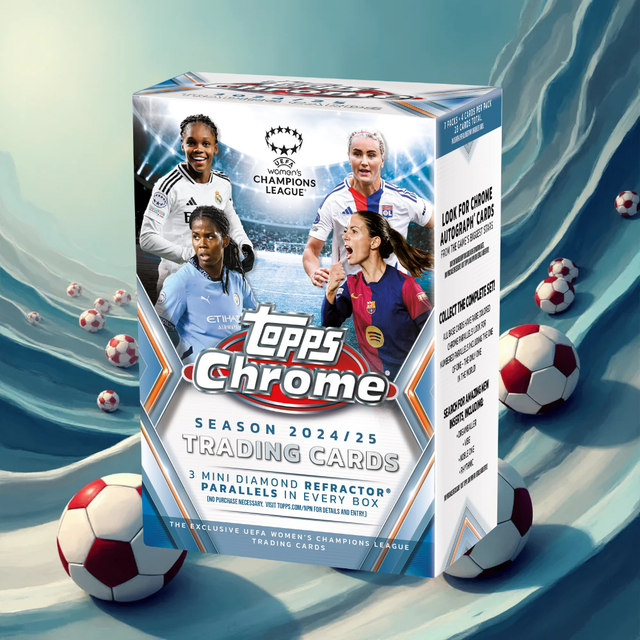 2024/25 Topps Chrome® UEFA Women’s Champions League - Value Box