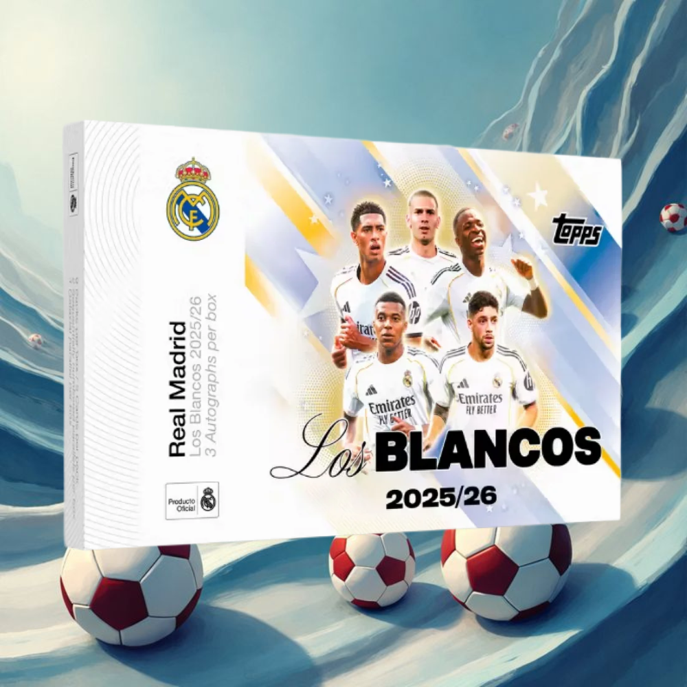 Real Topps 2025-26 Topps Real Madrid Los Blancos Hobby Box – CardSurfer