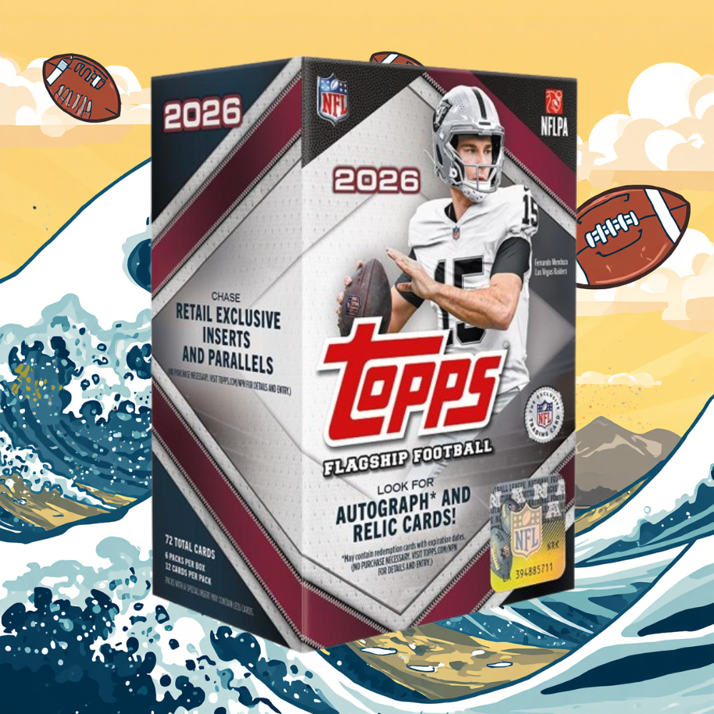 2026 Topps Flagship Football Value Box – Förköp