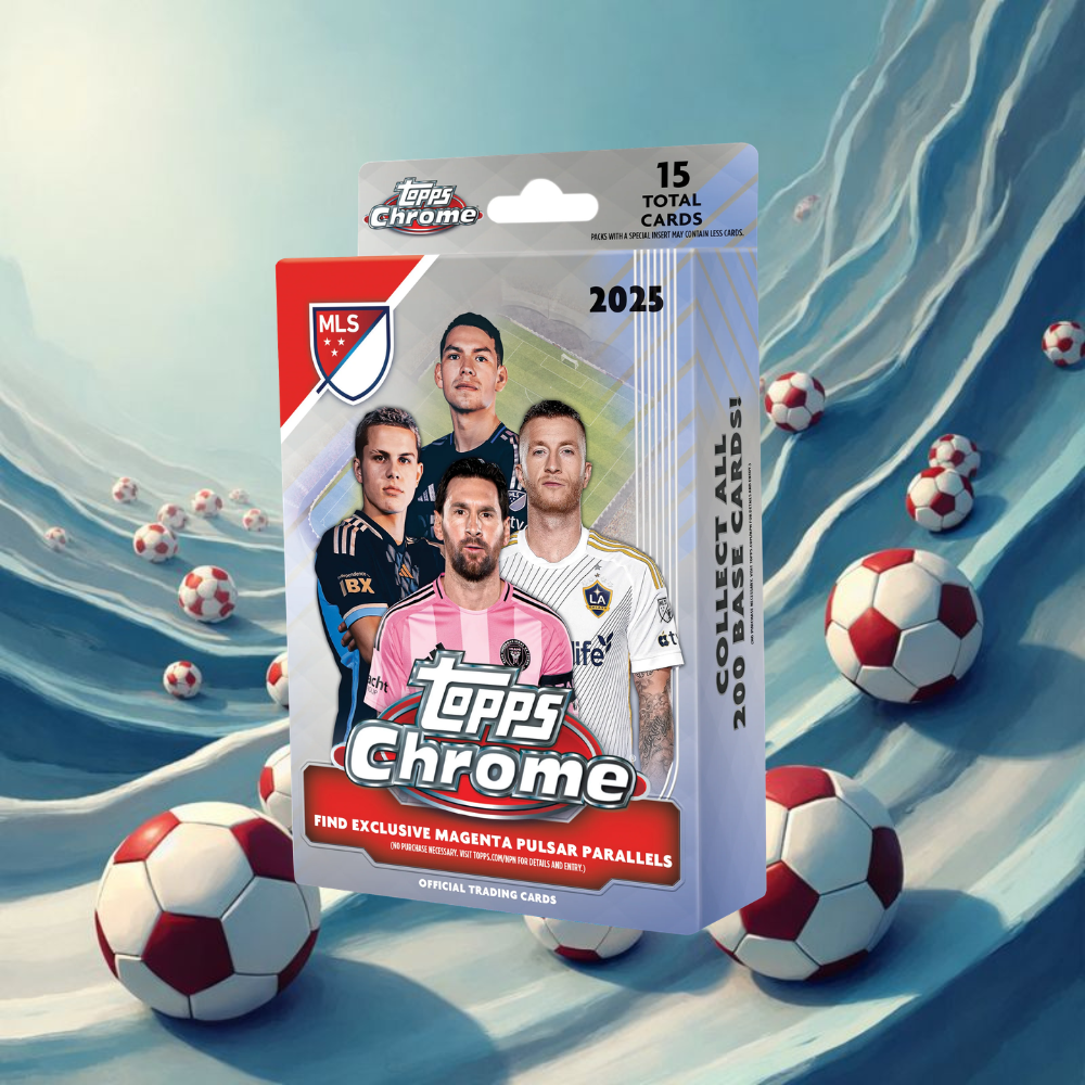 2025 Topps Chrome MLS Soccer Hanger Box