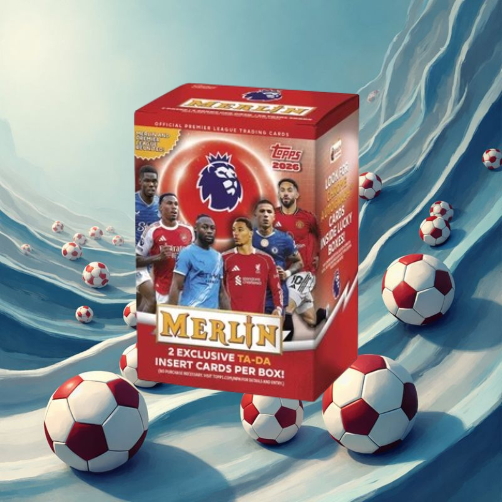2025-26 Topps Merlin Premier League Soccer Blaster Box