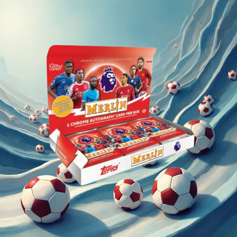 2025-26 Topps Merlin Premier League Soccer Hobby Box