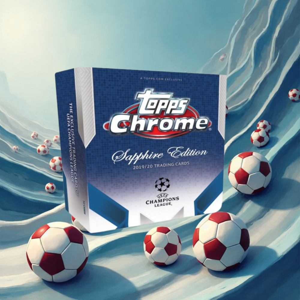 2019-20 Topps Chrome Sapphire UEFA Champions League Soccer Box