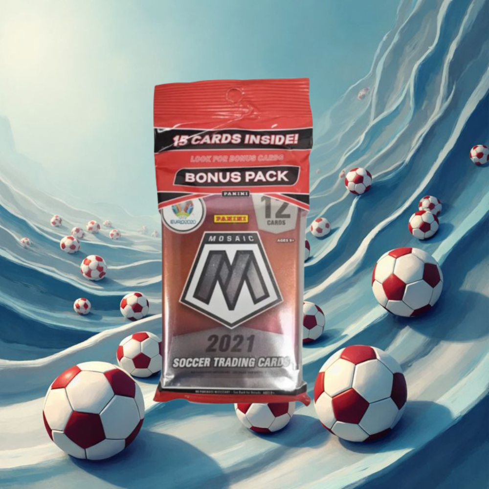 2020-21 Panini Mosaic UEFA Euro Soccer Cello Value Pack