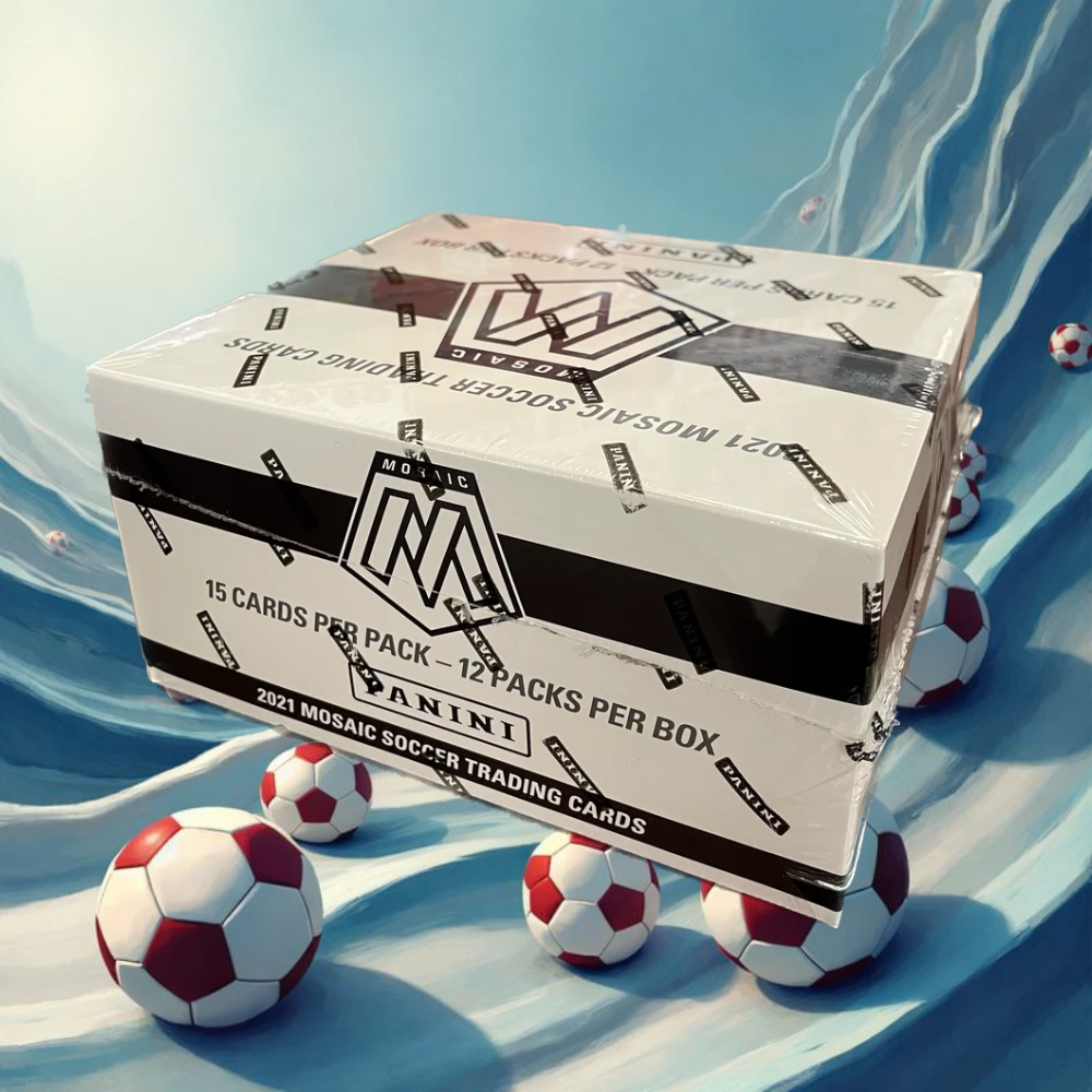 2020-21 Panini Mosaic UEFA Euro Soccer Cello Value Pack Box
