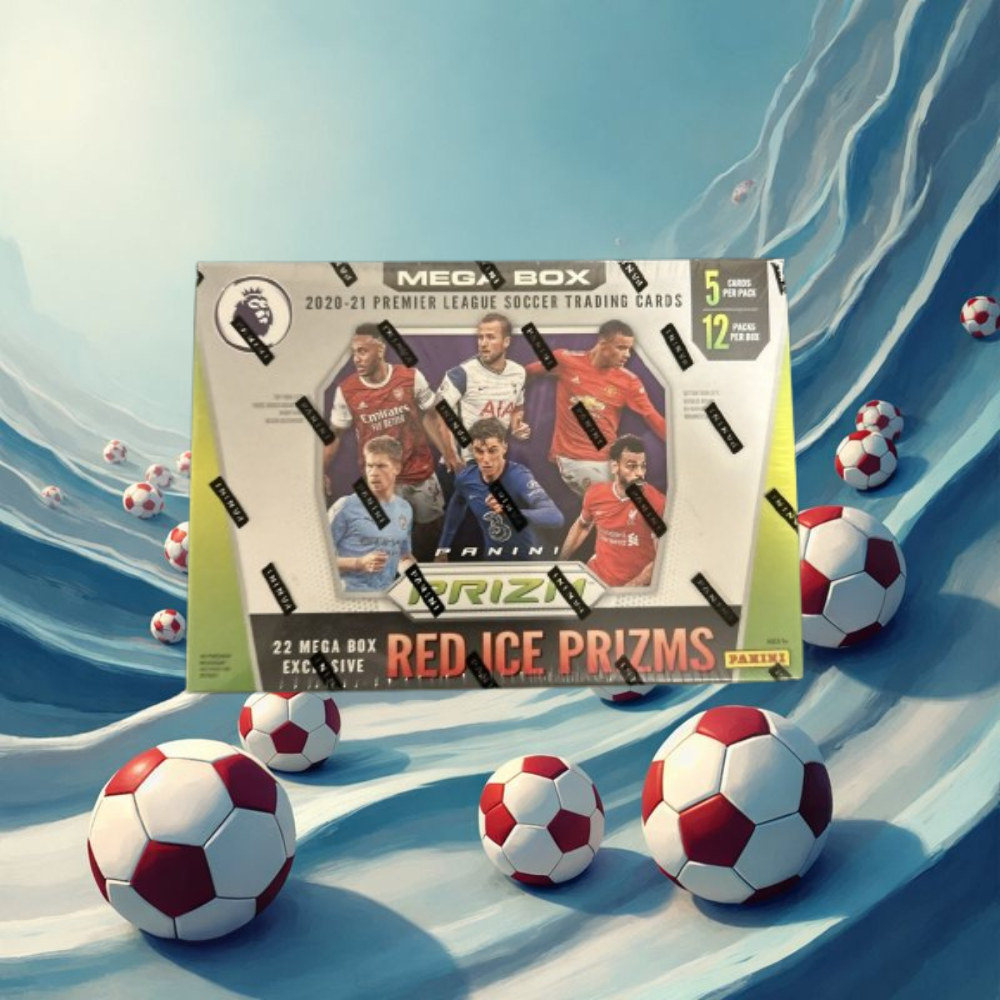 2020-21 Panini Prizm Premier League Soccer Mega Box - Red Ice