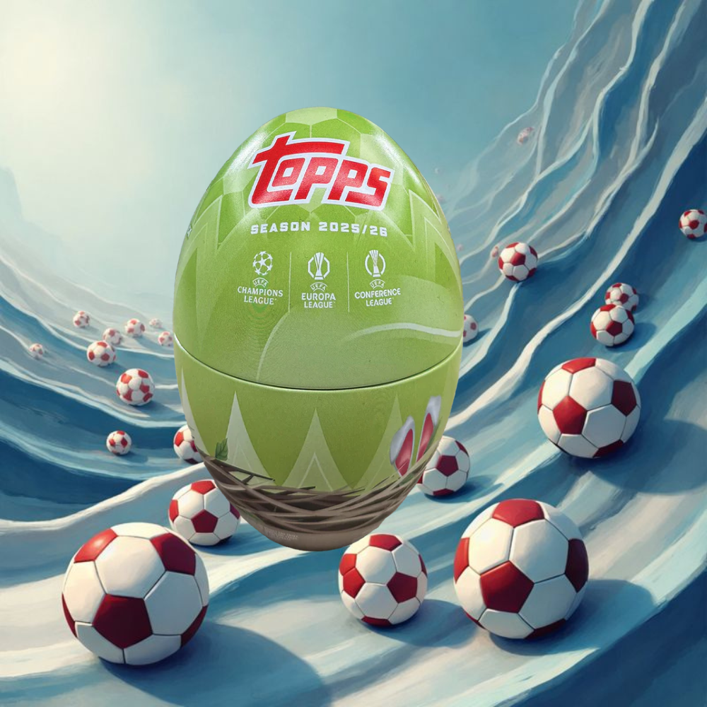 2025-26 Topps UEFA Club Competitions Soccer Spring Tin