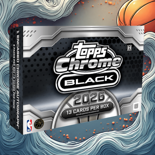 2025/26 Topps Chrome Black Basketball Hobby Box