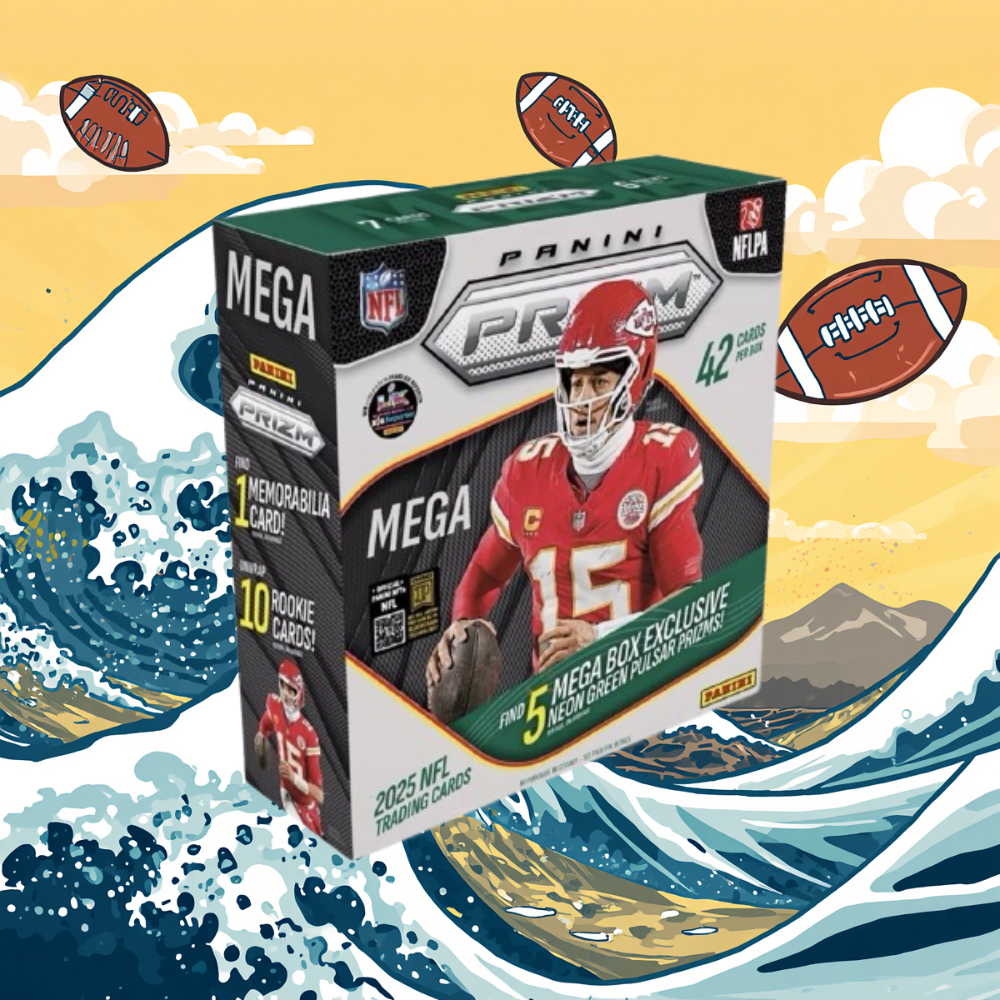 2025 Panini Prizm Football NFL Mega Box – Neon Green Pulsar