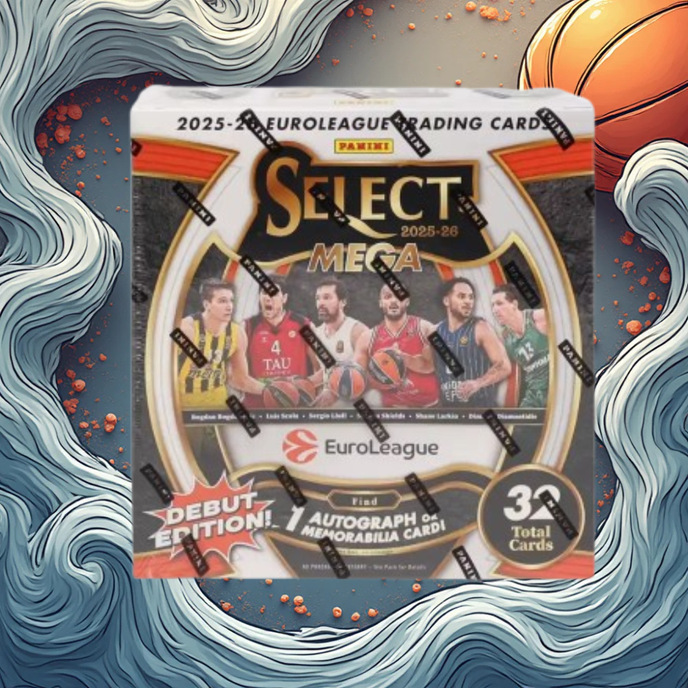 2025/26 Panini Select EuroLeague Basketball Hobby Mega Box