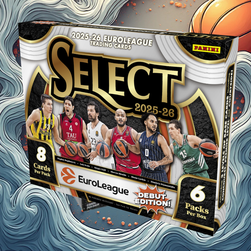 2025/26 Panini Select EuroLeague Basketball Hobby Box