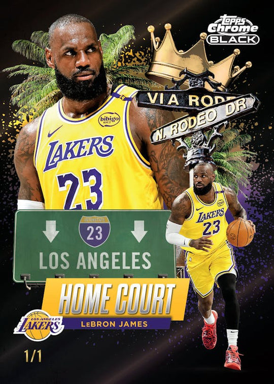 Topps Chrome Black Basketball premiumkort