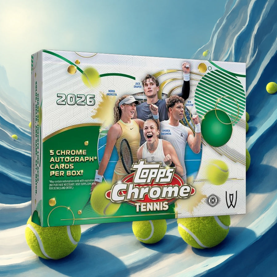 2026 Topps Chrome Tennis Breakers Delight – 4 Box Pick Your Player Break