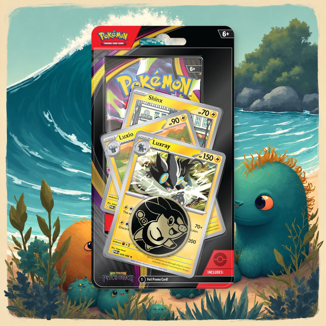 Pokémon ME05 Pitch Black Premium Checklane Booster Blister