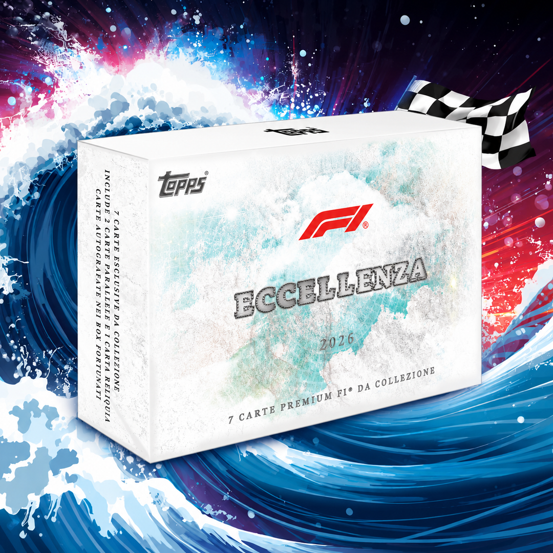 2026 Topps F1 Eccellenza på CardSurfers racingbakgrund