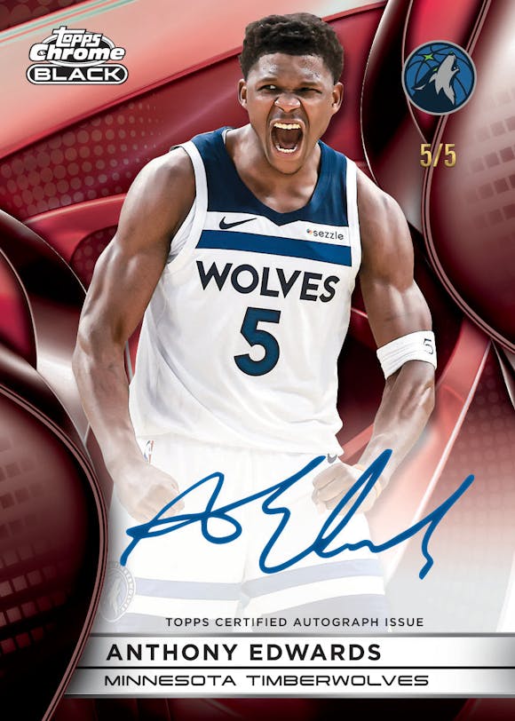 Topps Chrome Black Basketball insertkort
