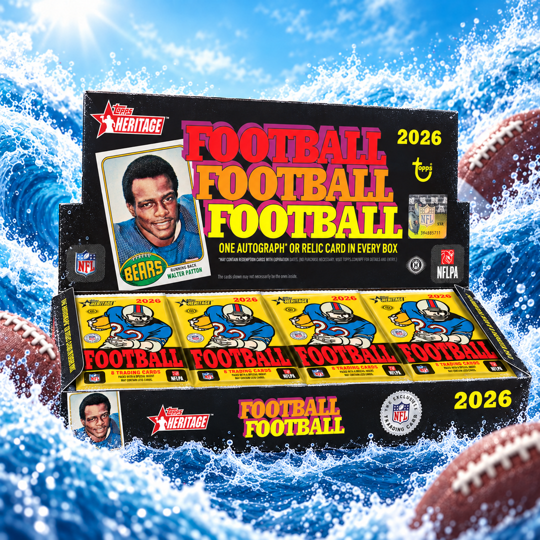 2026 Topps Heritage Football Hobby Box