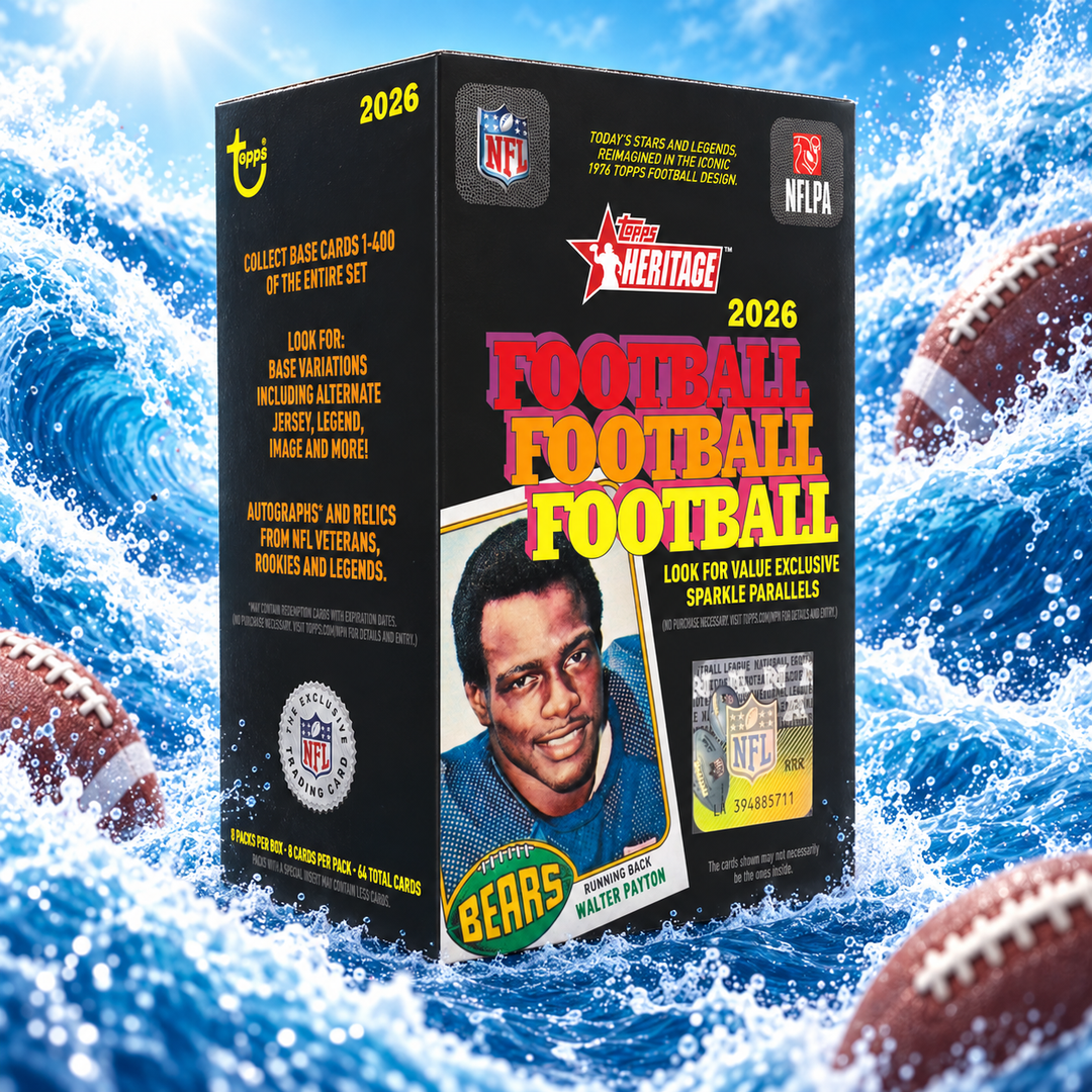 2026 Topps Heritage Football Value Box